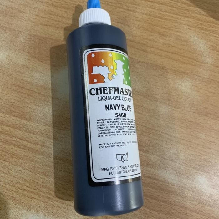 

Chefmaster Navy Blue 10.5oz 298gr / icing color pewarna