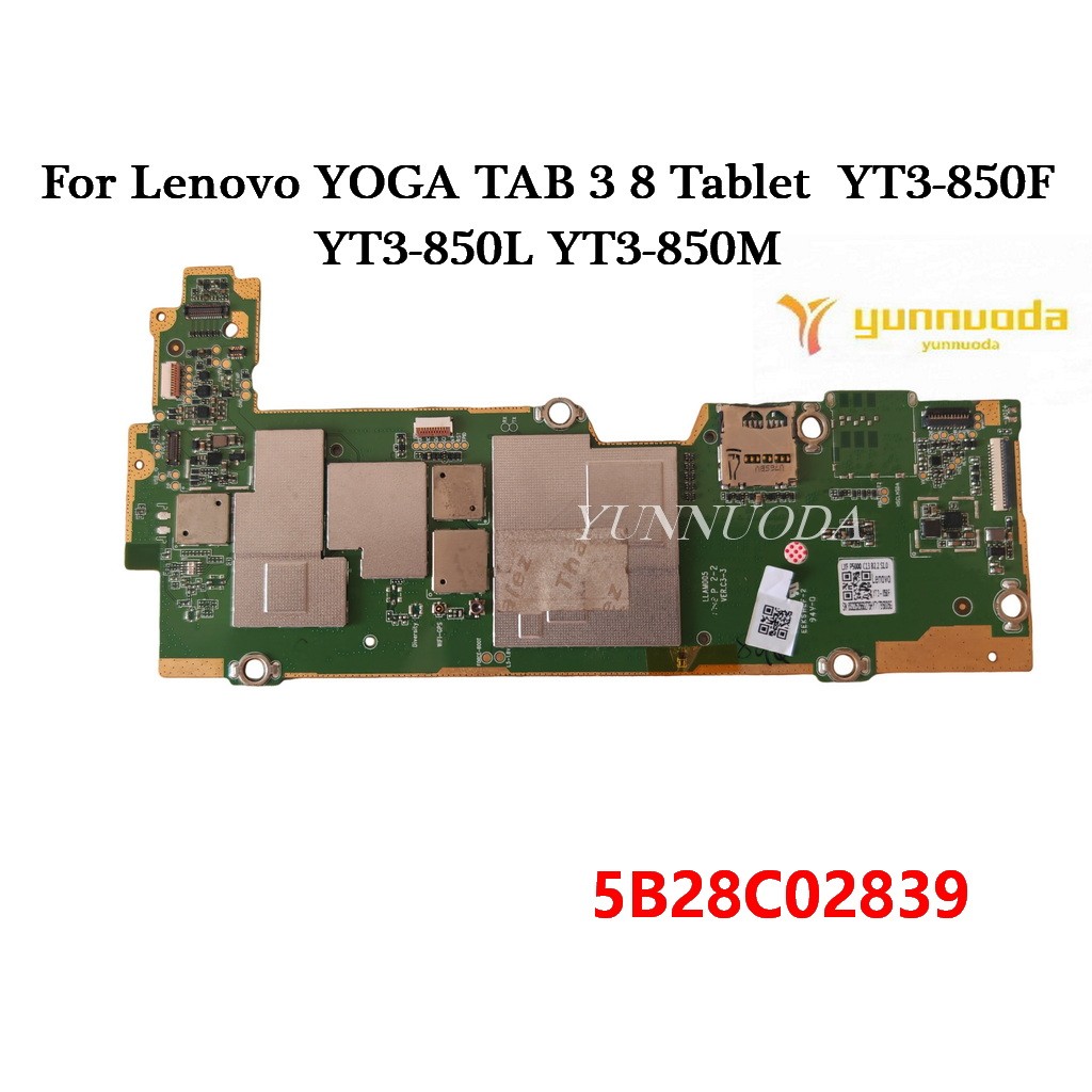 5B28C02839 For Lenovo YOGA TAB 3 8 Tablet YT3-850F YT3-850L YT3-850M Motherboard Tested good