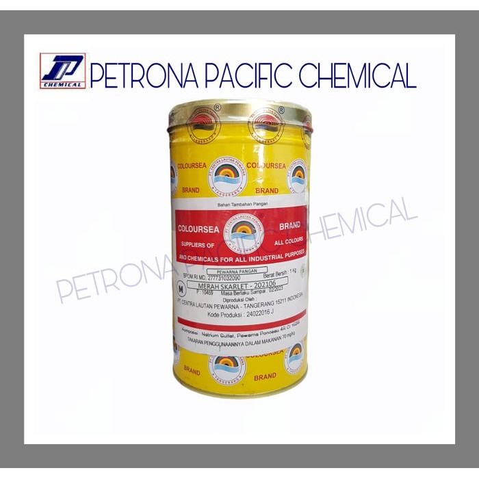 Pewarna Makanan Bubuk warna Merah Skarlet 202106 Merk Coloursea