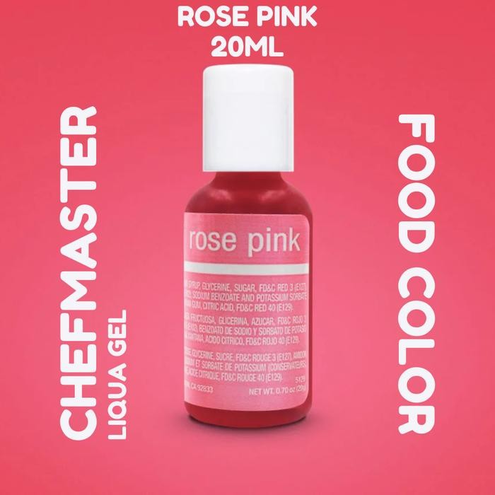 

Chefmaster LiquaGel Rose Pink 20gr