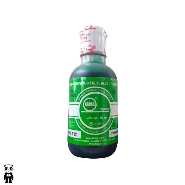 

Cross Pewarna Hijau Daun 60ml Pewarna Makanan Oil Based Leaf Green