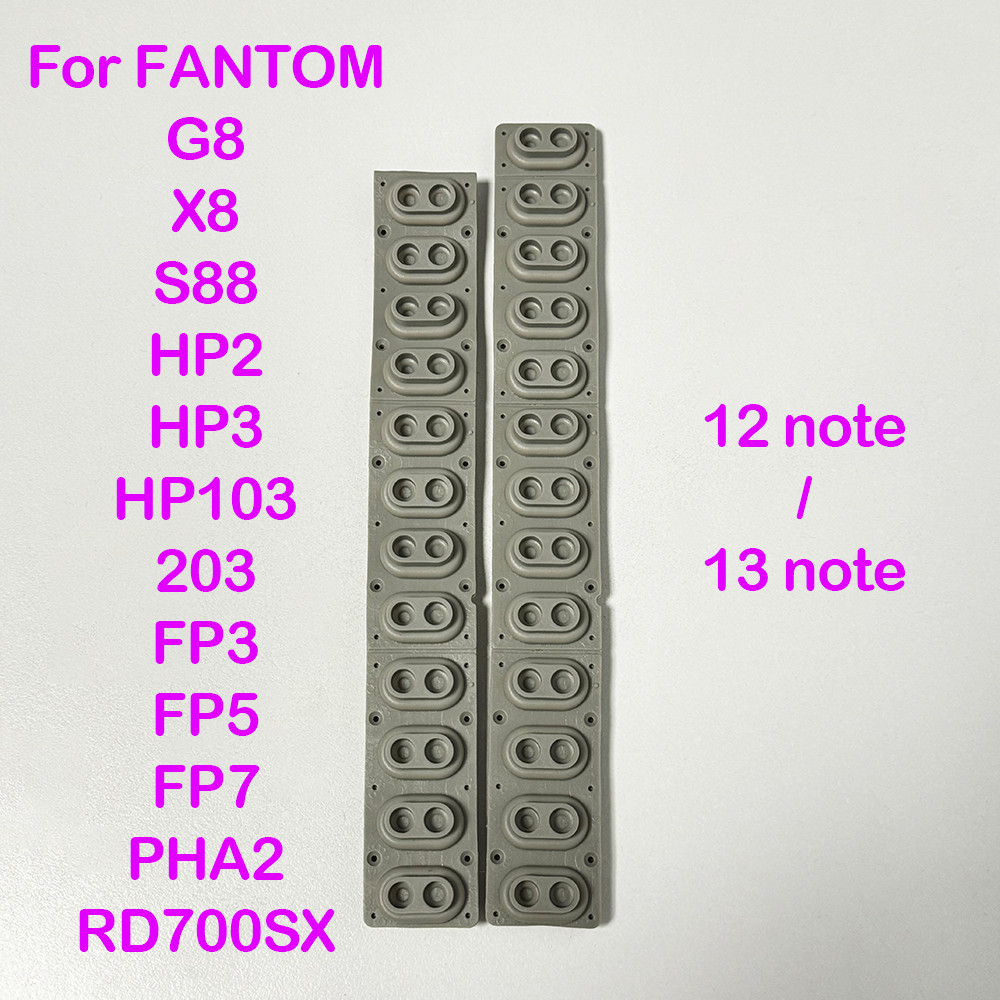 Conductive Rubber Strip For Roland FANTOM G8 203 X8 FP3 FP5 FP7 S88 RD700SX HP2 HP3 HP103 PHA2 D-Pad