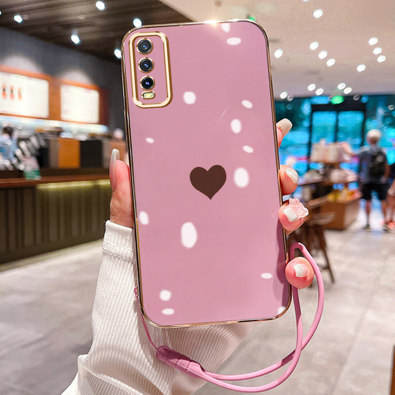 Casing Hp Untuk VIVO Y20 Y20s Y20i Y12A Y20S M Y20S D Y20S G Y11s Y30G Case Casing pola Cinta Kesing
