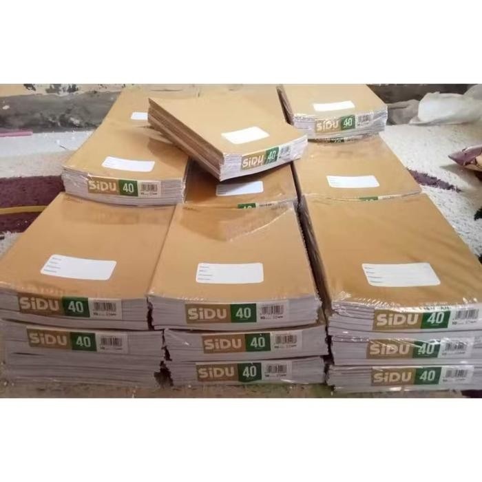 

Buku Tulis Sidu Cover Sampul Nama Isi 40 Lembar / Buku Sidu Craft 40 Lembar (1 Pack Isi 10 Buku)
