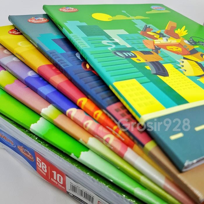 

Buku Tulis Merk Sidu / Sinar Dunia Isi 58 Lembar (Isi 10)