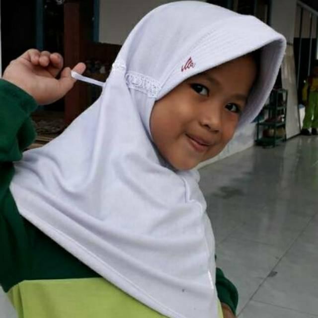 (Allthebest) Hijab Rabbani KW / Kerudung anak sekolah Tk Sd