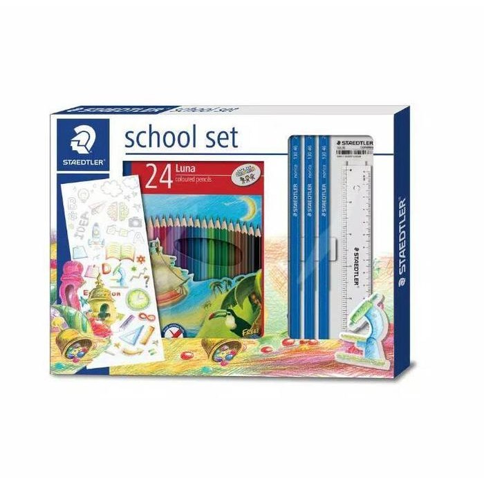

SIAPKIRIM STAEDTLER ool Set - Staedler Paket Set Alat Tulis Sekolah READY STOCK