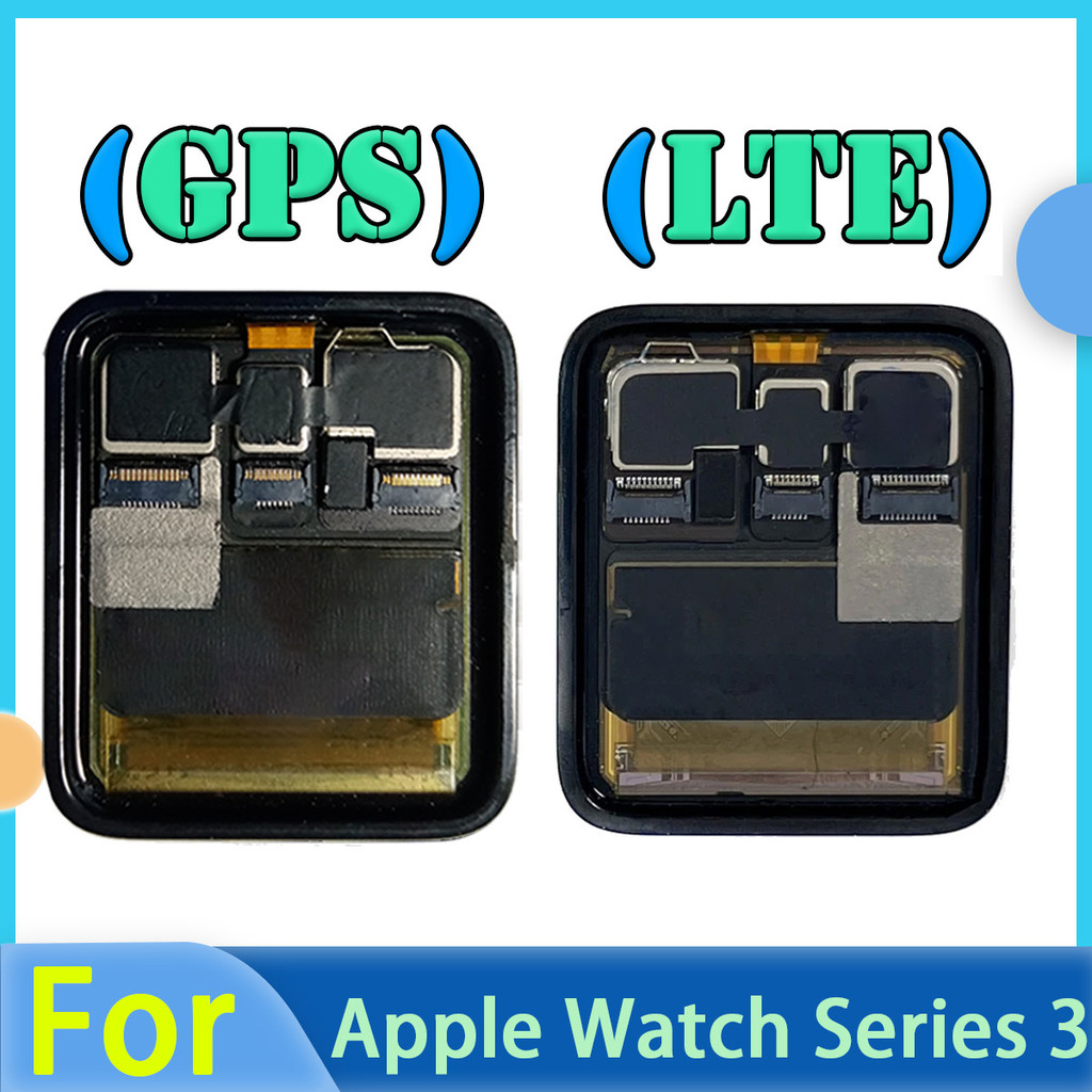 OLED S3 LCD Touch Screen Display Digitizer Assembly for Apple Watch Series 3 Display, LTE, GPS, 38mm