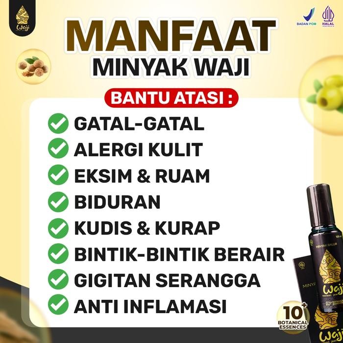 Minyak Waji - Minyak Balur Tubuh Anti Lengke Tmengatsi Gatal Gatal