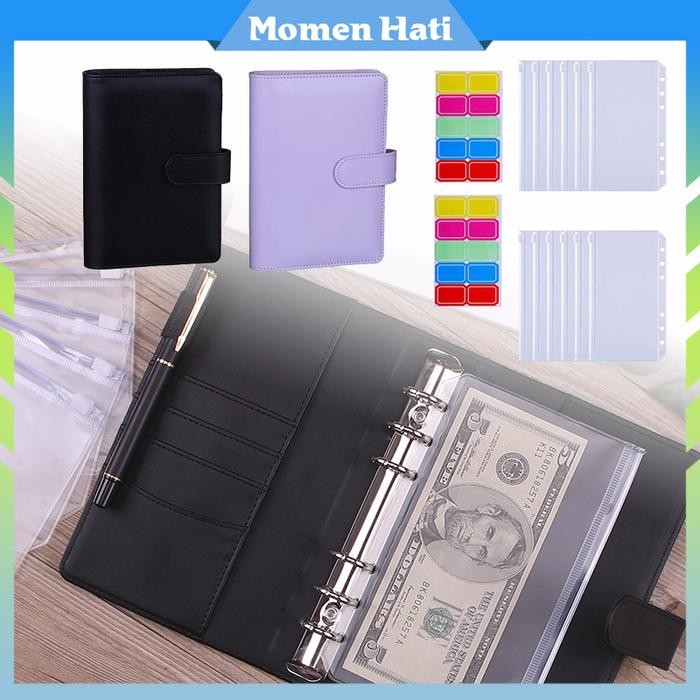 

A6 Binder Custom 12Pcs Zipper Binder And 20Pcs Labels Planner Notebook