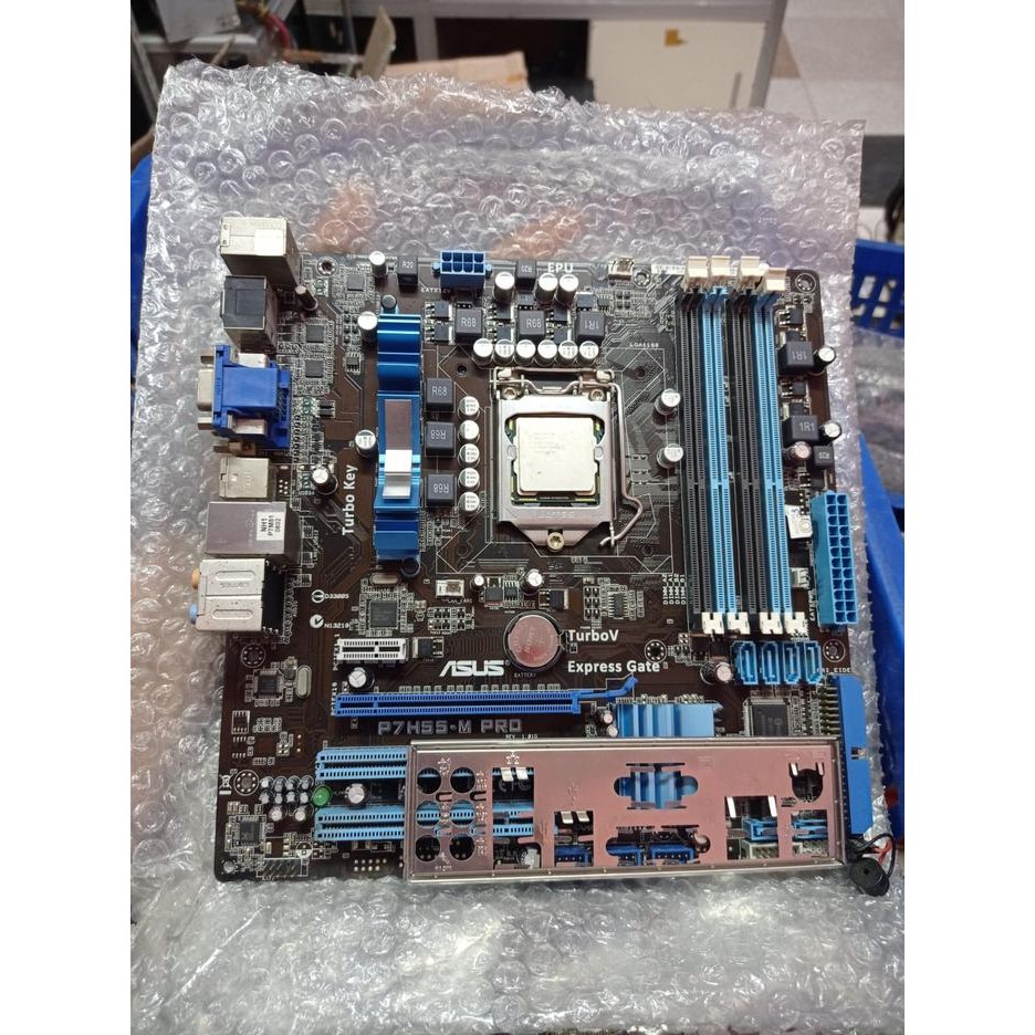 Jual Paket mobo asus h55 + Core i5 750 lga 1156 ddr3 Normal