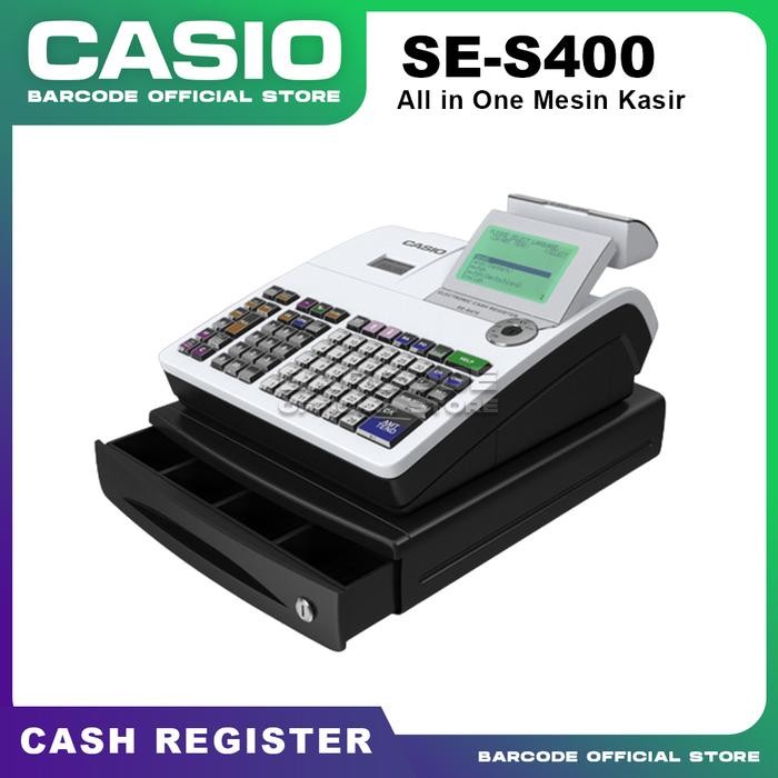 Cash Register Casio Se-S400 - Mesin Kasir Casio Se-S400