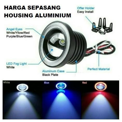 Terbagus Lampu Led Senja Kabut Foglamp Angel Eyes 89Mm Mobil Grand Livina