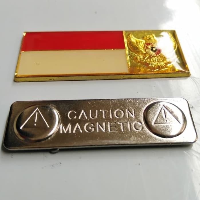 pin bross garuda bendera merah putih magnet