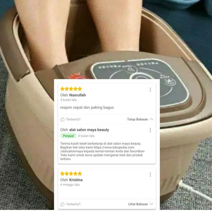 Foot Spa Therapi Kaki/Alat Rendam Kaki
