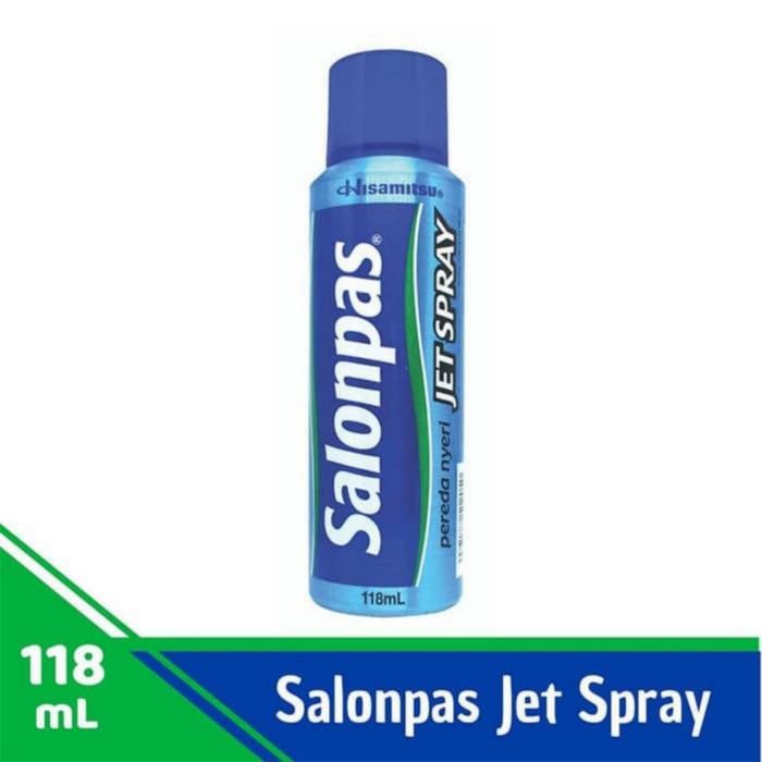 Salonpas Jet Spray Isi 118ml Obat Pereda Nyeri Original