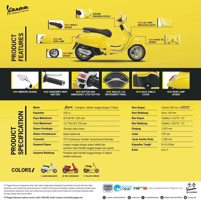 Vespa Primavera 150 I-Get Abs - Bogorr