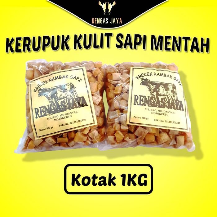 

Kerupuk Kulit Sapi / Kerupuk Rambak "MENTAH" Kualitas Super Murah 1Kg
