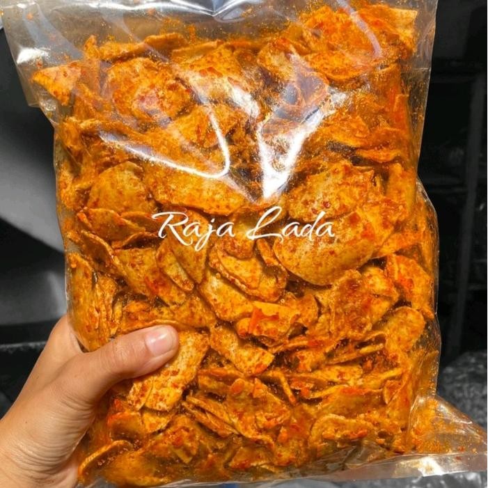 

Keripik basreng koin pedas daun jeruk 1kg