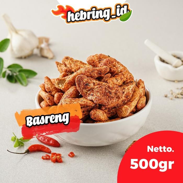 

Stik Basreng Extra Pedas Asin Gurih Daun Jeruk Original Ukuran 500Gram