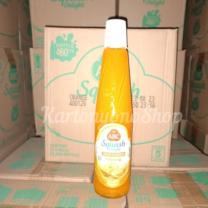 

Sirup Syrup ABC Squash Delight Rasa Orange Jeruk Per Dus isi 12 botol