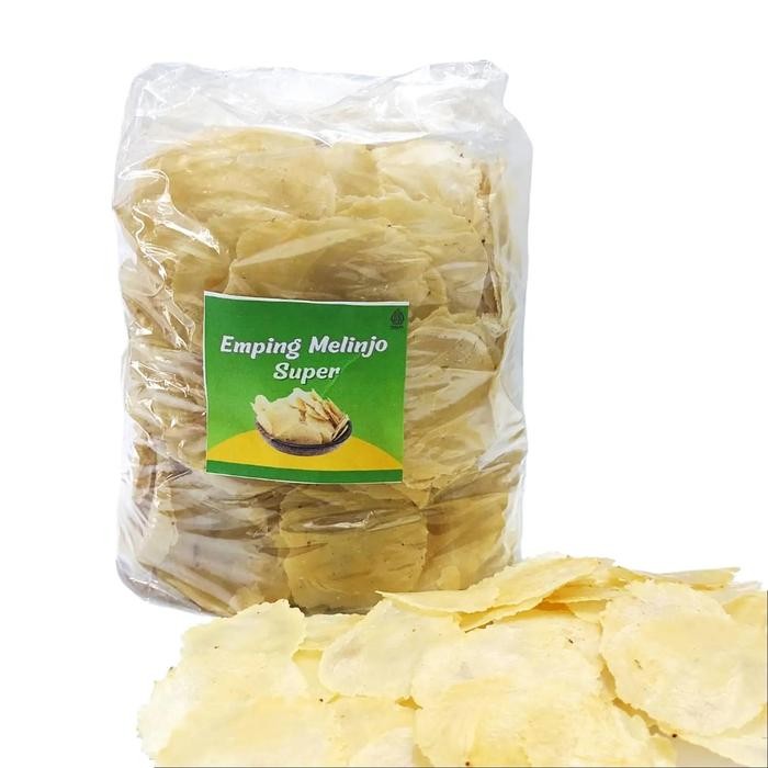 

Emping Melinjo Mentah 1 kg sp Kering pasar Siap Goreng Keripik belinjo