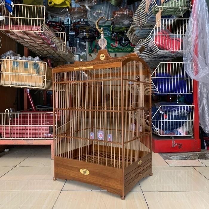 Sangkar Kandang Burung Kotak No 1 & 2 BNR Kotak Jati Premium Original