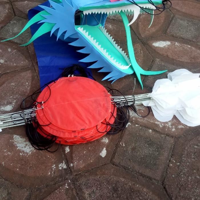 (Allthebest) Layangan naga Mini diameter 20cm