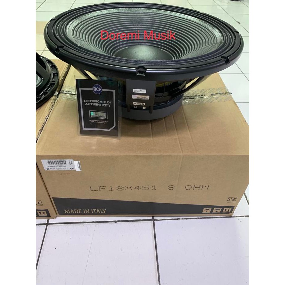 Speaker 18inch Rcf Lf 18 X 451 Original Berkualitas Terbaik