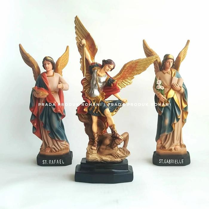 Patung Malaikat Tuhan/St.Mikael/St.Rafael/St.Gabriel 30cm
