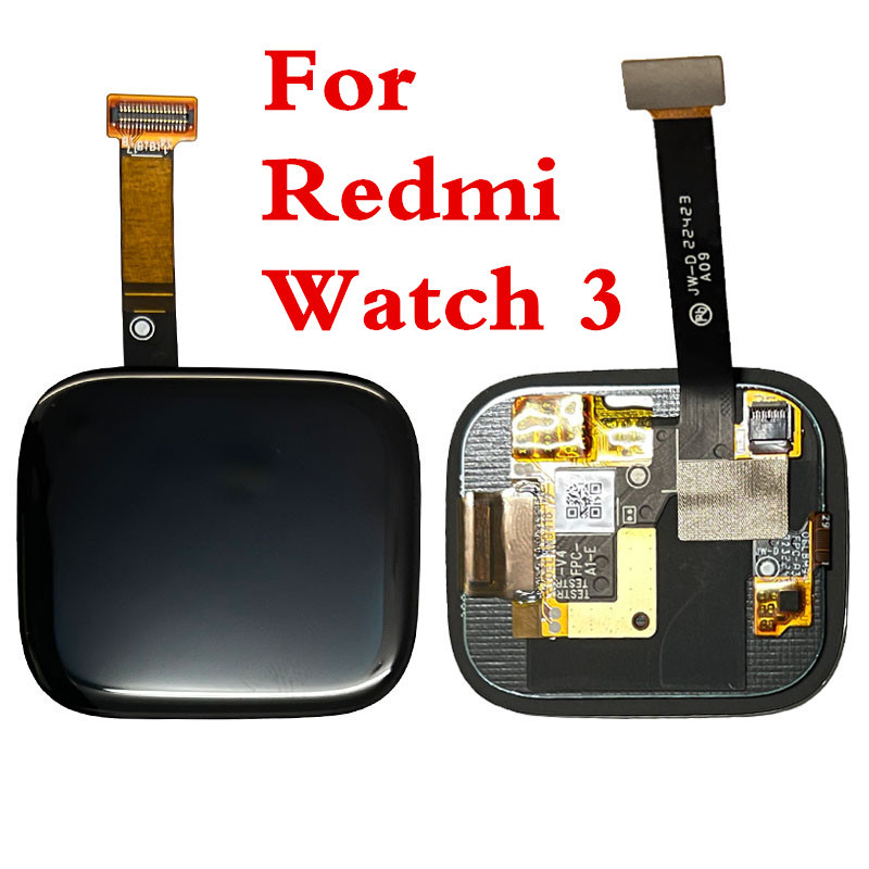 LCD For Xiaomi Redmi Watch 3 Original Watch Screen with Digitizer Full Assembly Watch LCD Screen Rep