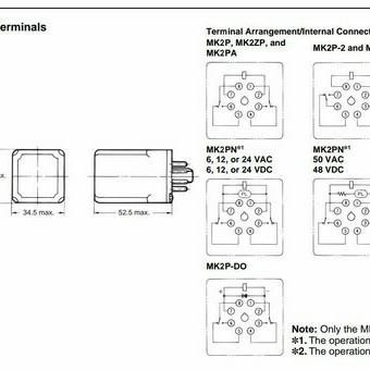 (Allthebest) Relay MK2P-N 24VDC OMRON kaki 8 pin