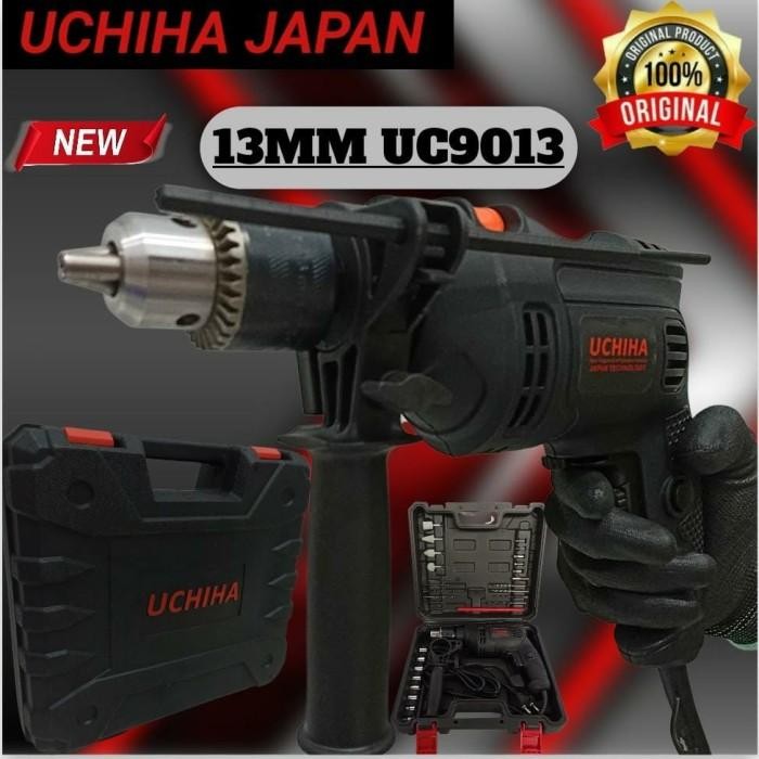 (Allthebest) promo mesin bor tangan listrik 13mm uchiha japan tembok besi kayu