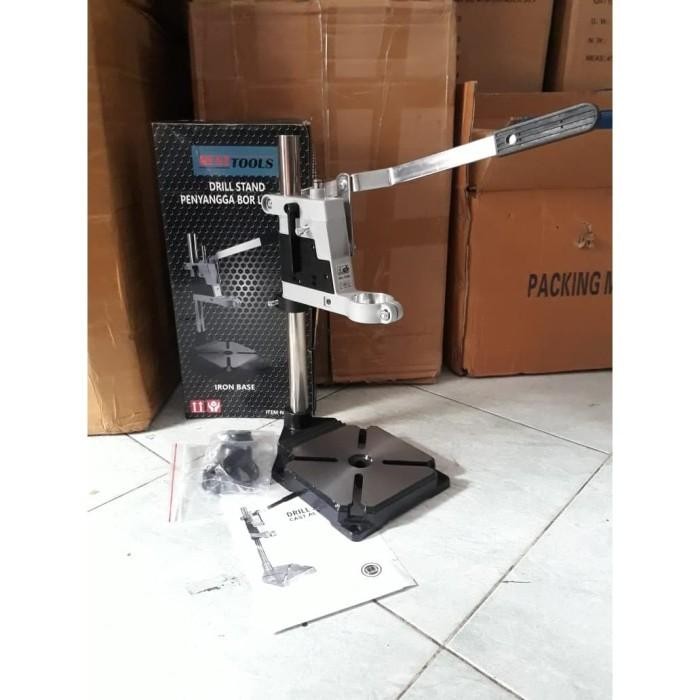 (Allthebest) IRON Base stand drill - stand bor duduk - dudukan mesin bor base besi