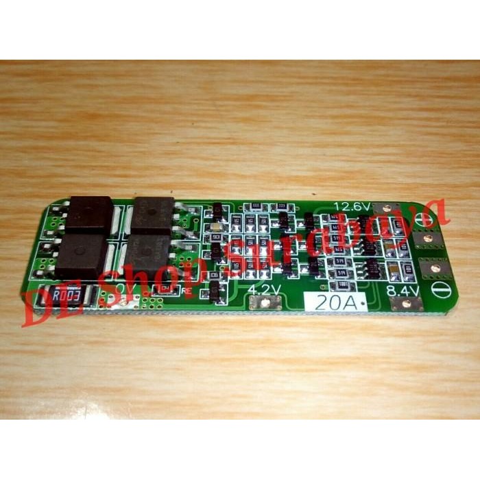 (Allthebest) Modul BMS 3S 20A Li-ion Lithium Battery 18650 Charger Protection Board