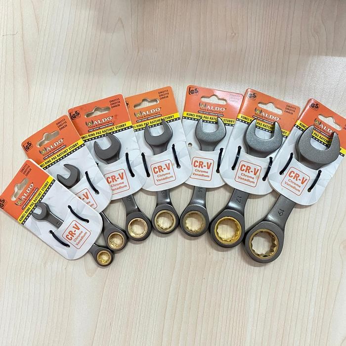 KUNCI RING PAS RACHET STUBBY/CEBOL MEREK ALDO TERMURAH