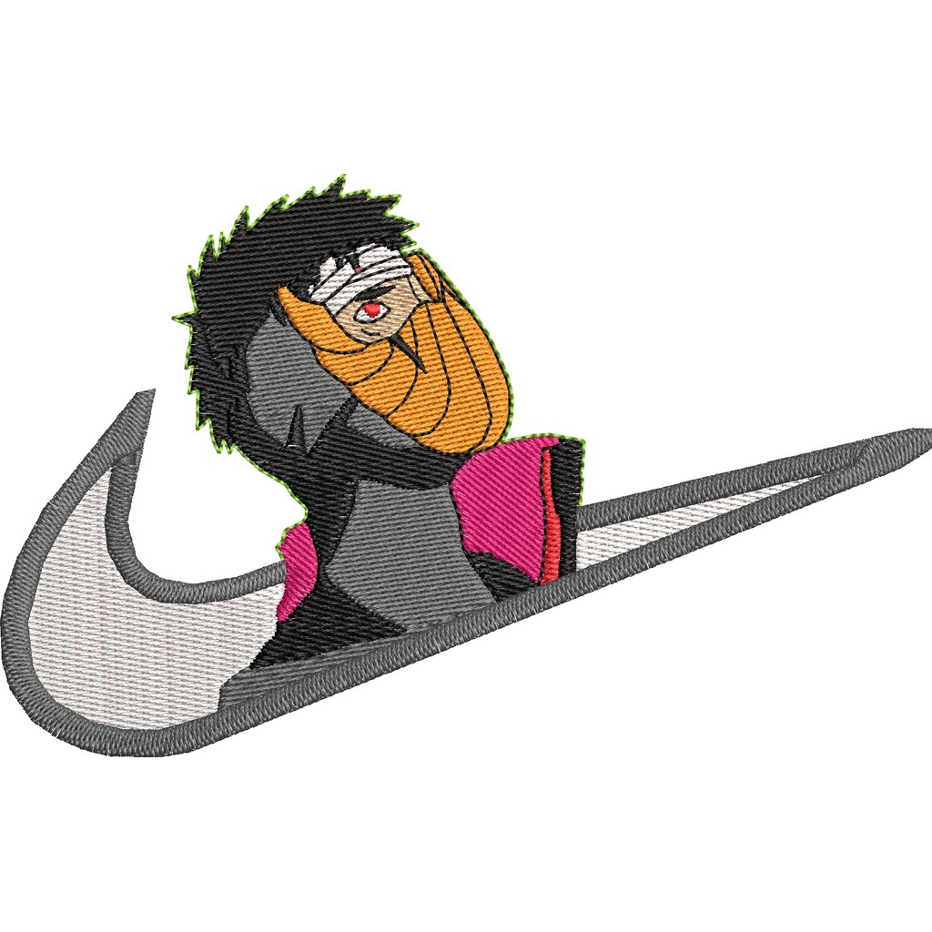 Patch Bordir Karakter Obito Nike