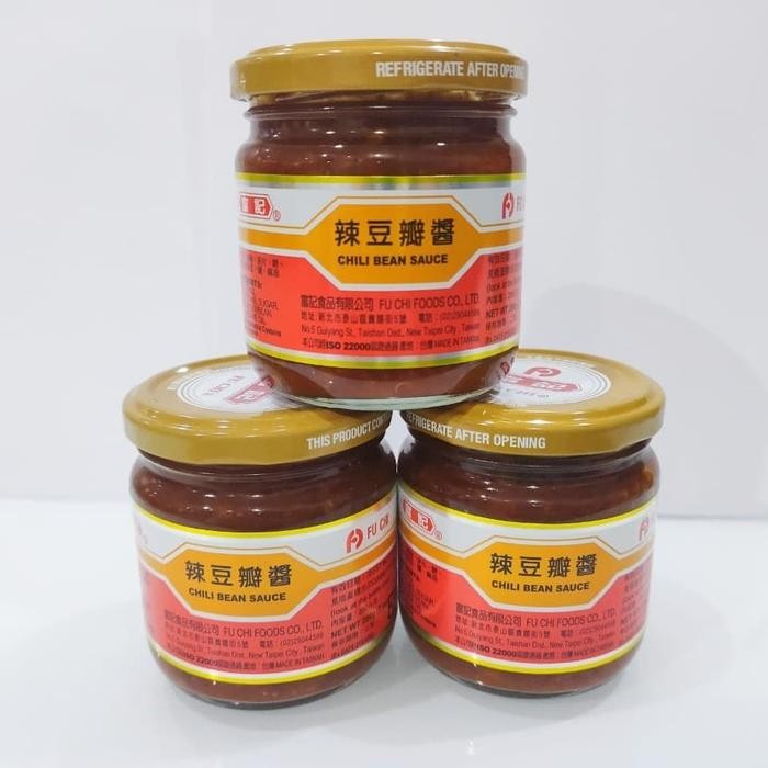 

DISKON chili bean sauce doubanjiang fu chi chili bean 200 gr READY STOCK