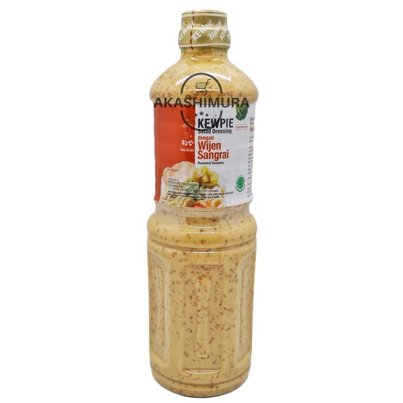 

ASLI Kewpie Salad Dressing Roasted Ses-Wijen Sangrai 1 Liter READY STOCK
