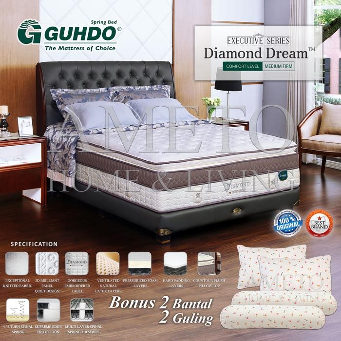 Diamond Dream Latex 180X200 Legacy Virginian Set - Spring Bed Guhdo