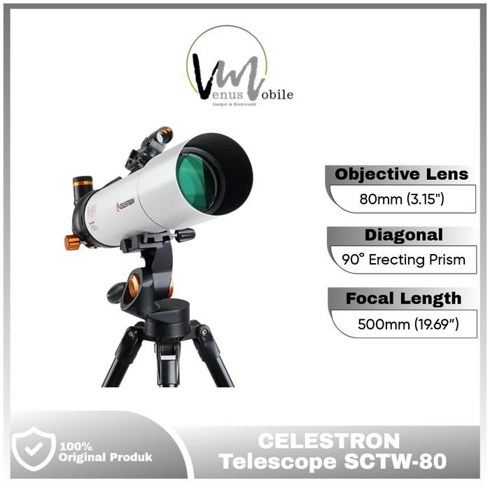 Termurah Celestron Telescope Astronomical - Sctw - 80 - Teropong Bintang