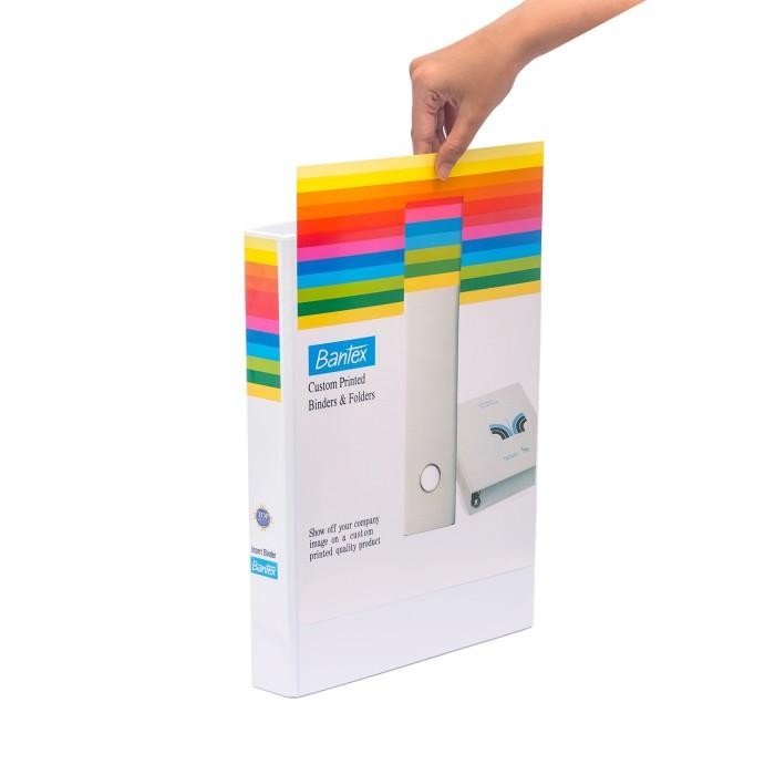 

BEST SELLER Bantex Insert Binder 2 Ring 25mm Folio F4 White
