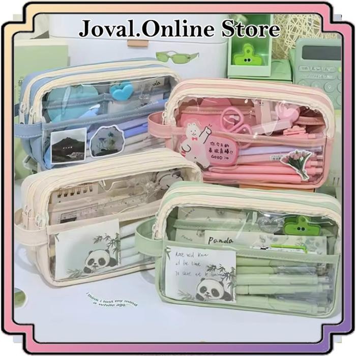 

BEST SELLER TEMPAT PENSIL KOREA MULTI SEKAT UKURAN JUMBO