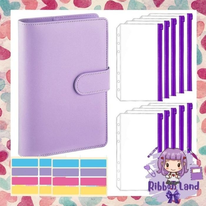 

BEST SELLER Terlaris- Set Lengkap Binder A6 - 6 Ring Budgeting Planner Nabung