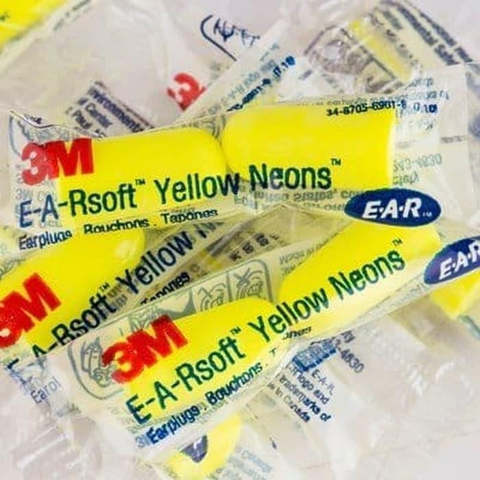 3M Earplug Yellow Neons 312-1250 1Box
