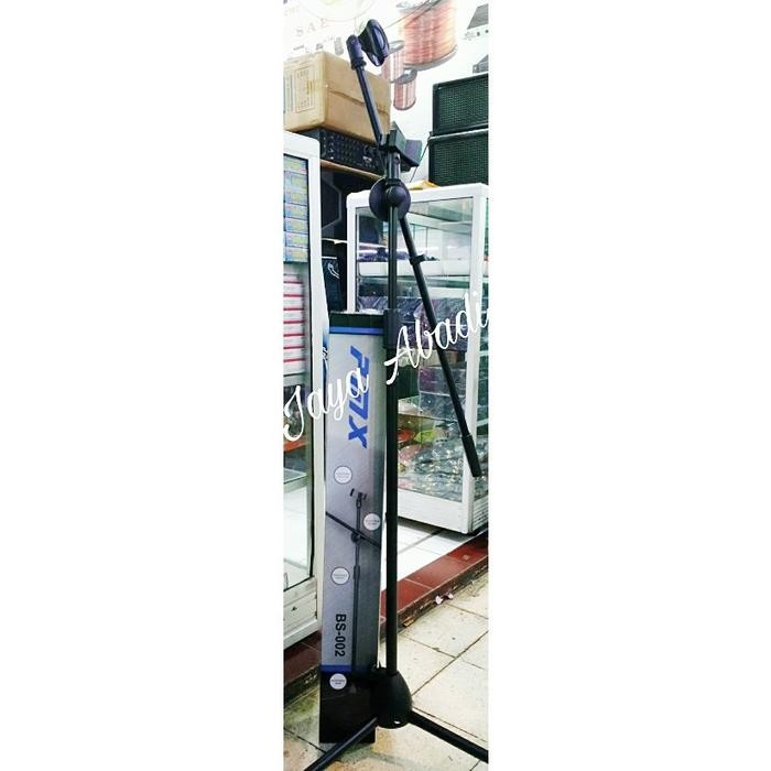 HOT SALE STAND MIC LANTAI / PANJANG PMX BS 002 DOUBLE HOLDER