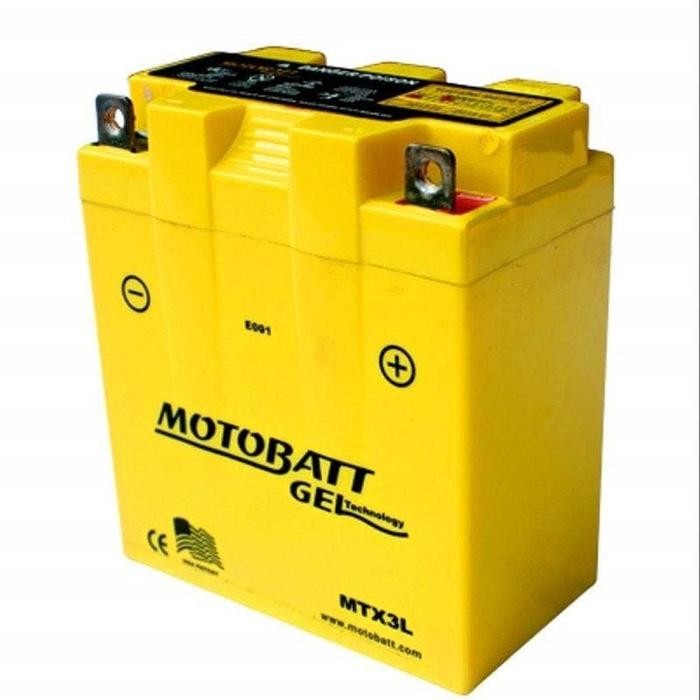 Aki motor kering Honda GL Max Motobatt MTX3L