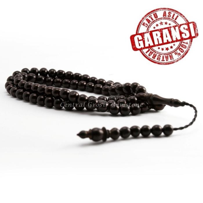 Tasbih 99 Kayu Kaukah Kokka Kaoka Hitam Original Garansi
