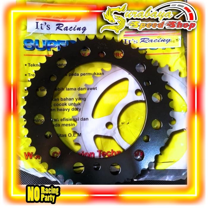 SSS Gear Belakang Hitam WR155 WR 155R Tipe Gear 428 Original SSS RACING