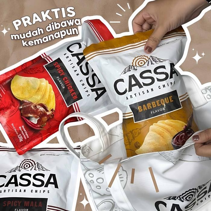 

Sedia Cassa Artisan Chips / Snack Keripik Singkong / Keripik Aneka Varian Rasa / 60gr